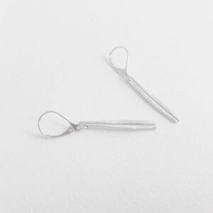 kam double pendant earrings silver