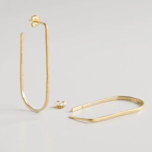 kam earrings gold