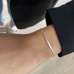 kam thin stick bracelet silver lady
