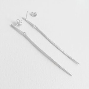 kam xl two parts earrings silver