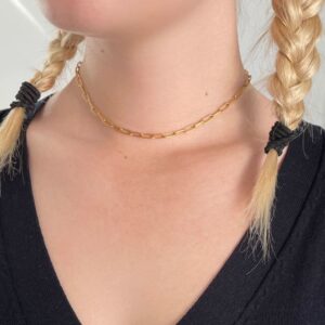 rock and soul chain pendant gold lady