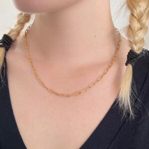 rock and soul chain pendant gold lady