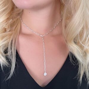 rock and soul chain pendant silver lady