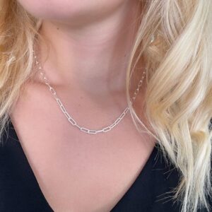 rock and soul chain pendant silver lady
