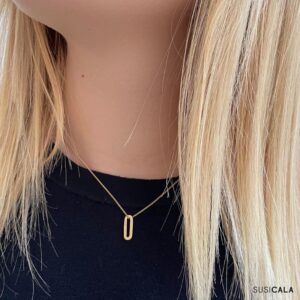 rock and soul s pendant gold lady