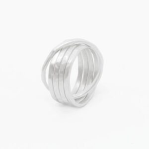 sophie 5 twin ring silver