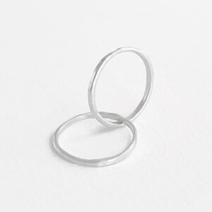 sophie twin ring silver