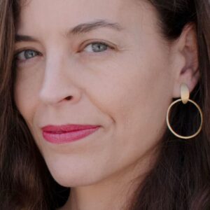 Justine Suay Earrings Gold Lady