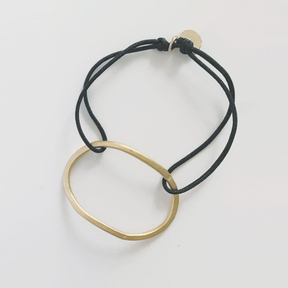Justine-nylon-Bracelet-gold Justine nylon Bracelet gold