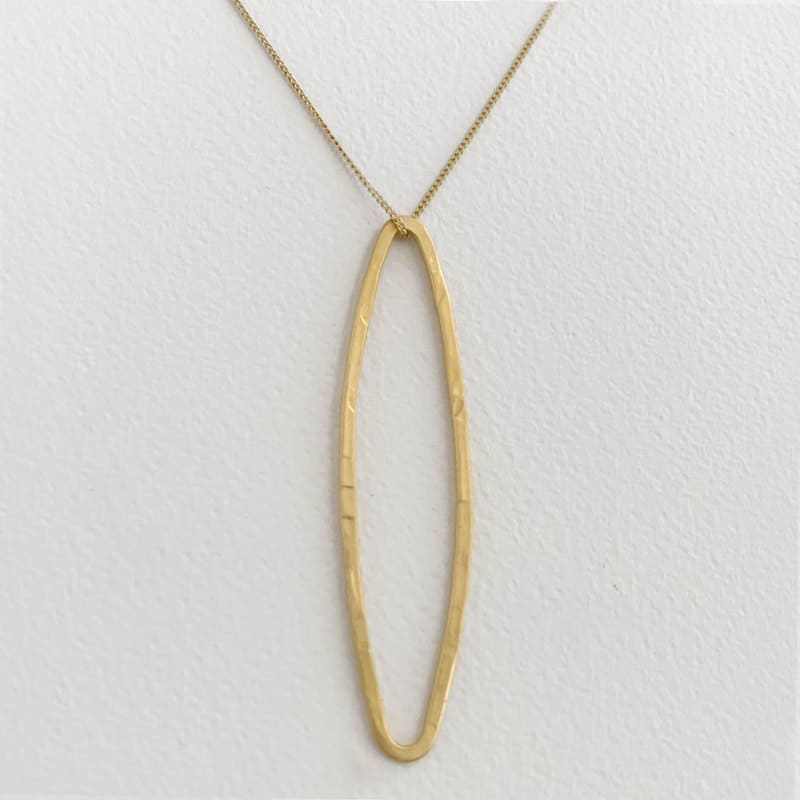 Marine-L-Pendant-Gold Marine L Pendant Gold