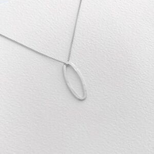 Marine M Pendant Silver