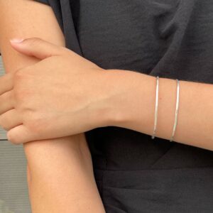 Marine Bangle Silver