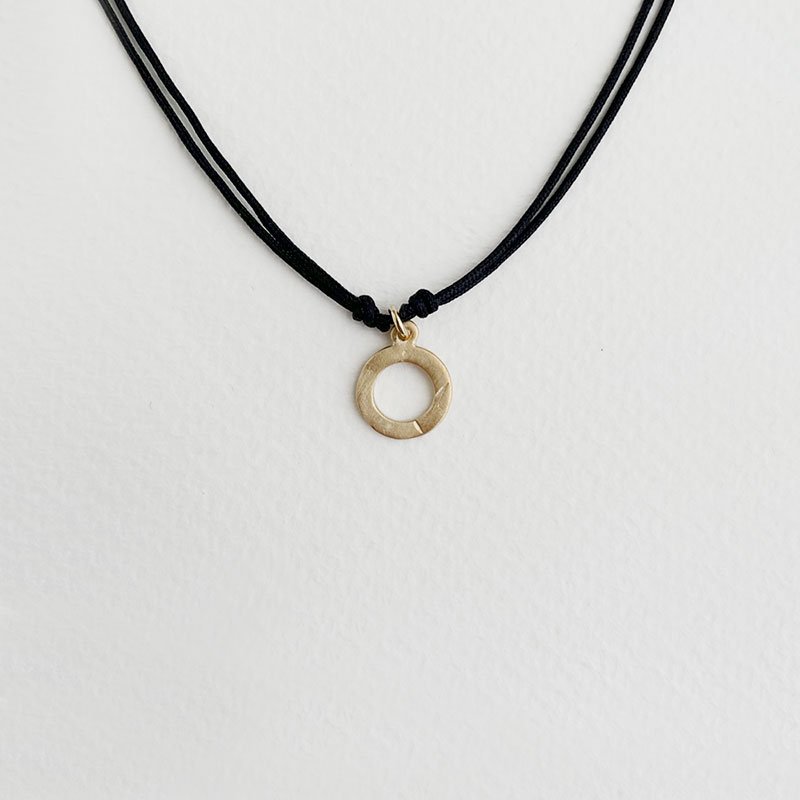 One-Soul-Nylon-Pendant-Gold One Soul Nylon Pendant