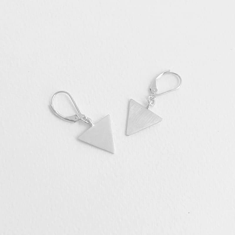 Bermuda triangle earrings silver Bermuda triangle earrings silver