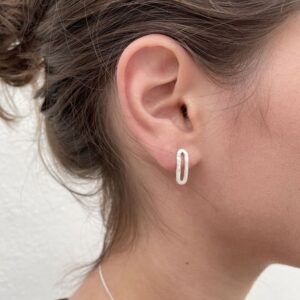 rock and soul Small earrings silver