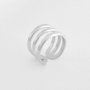 Rock and Soul Triple Ring Silver