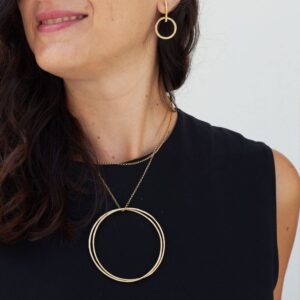 Twin XXL Versatile Necklace Gold