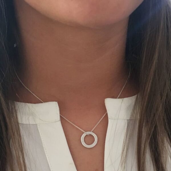 Hoop S Pendant Silver