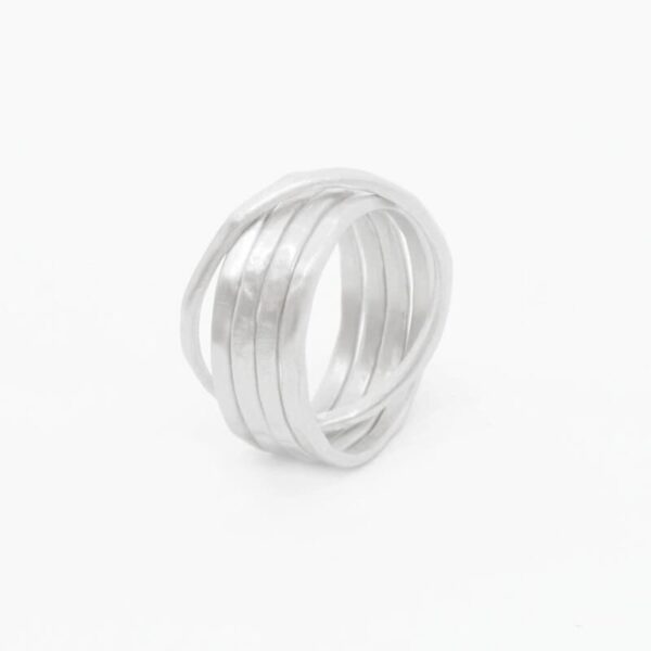 Sophie 5 twin ring silver