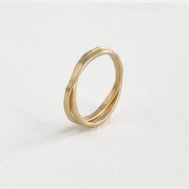 Sophie Twin Ring Gold