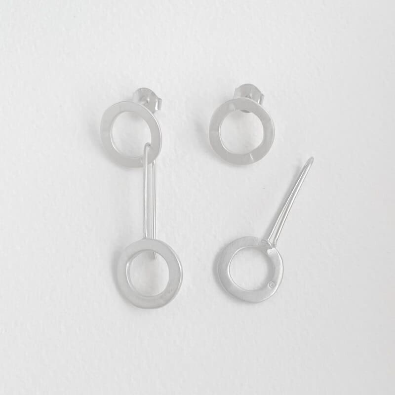 Arêtes Day Into Light Silver Earrings