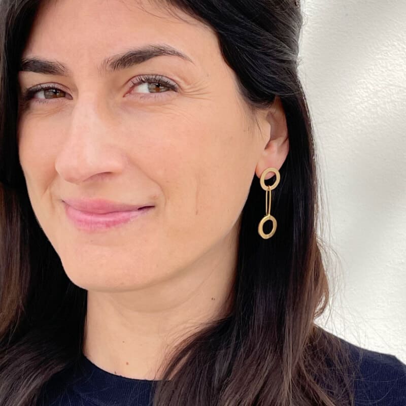 Aretes day into night S earrings gold