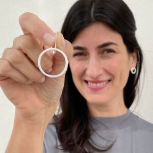 Aretes day into night XL earrings Silver