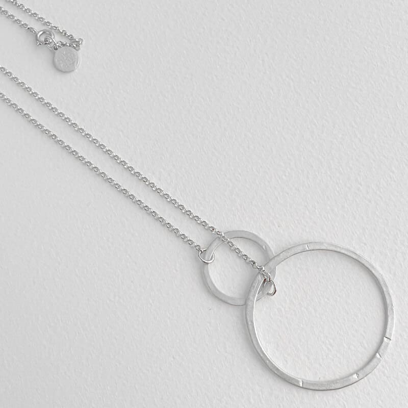 La Cala M Long Necklace Silver