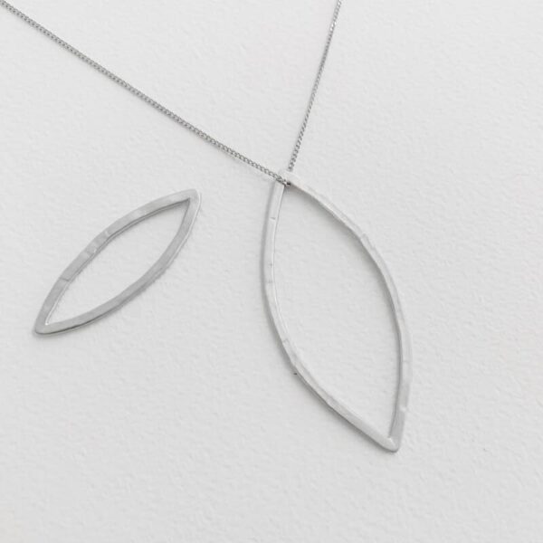 Maria Double Pendant Silver