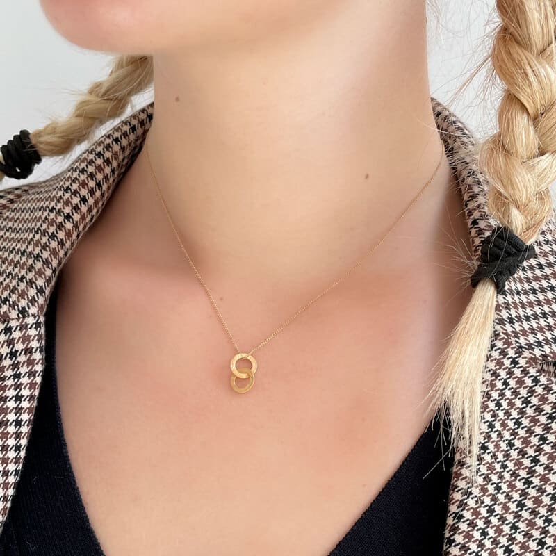 Twin XS pendant Gold