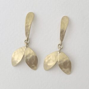 Vera Pendant Earrings Gold