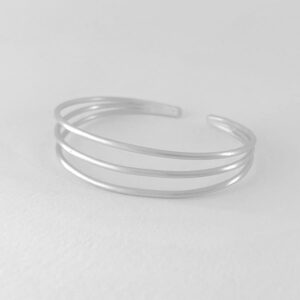 London Triple Bangle Silver
