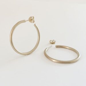 London XL hoop earrings Gold