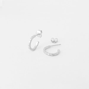 Camu S Hoop Earrings silver