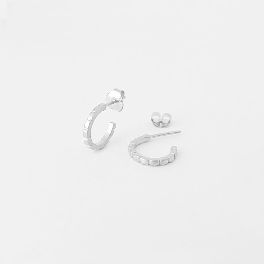 Camu S Hoop Earrings silver Camu S Hoop Earrings silver