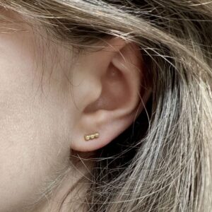 Camu triple Earrings Gold