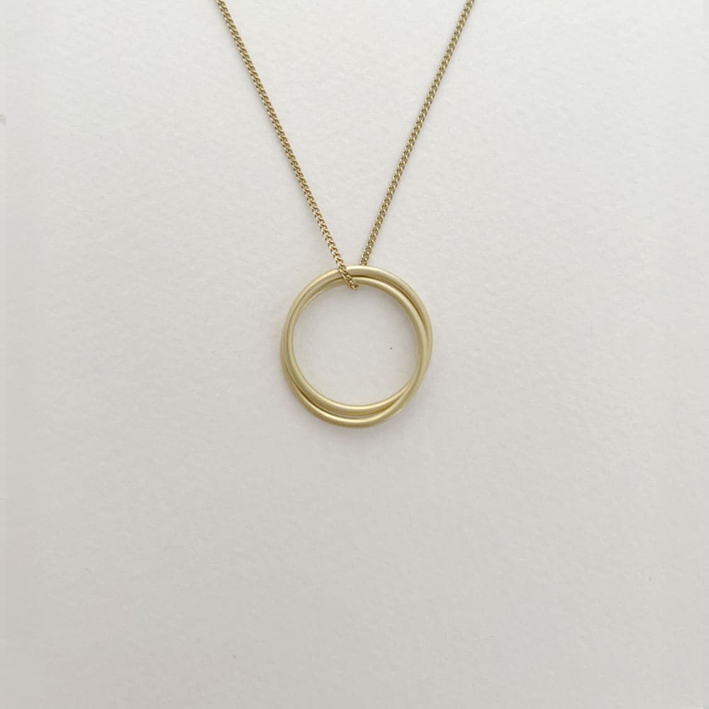 London Twin M pendant Gold London Twin M pendant Gold