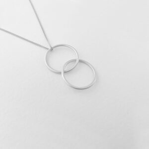 London Twin M pendant Silver