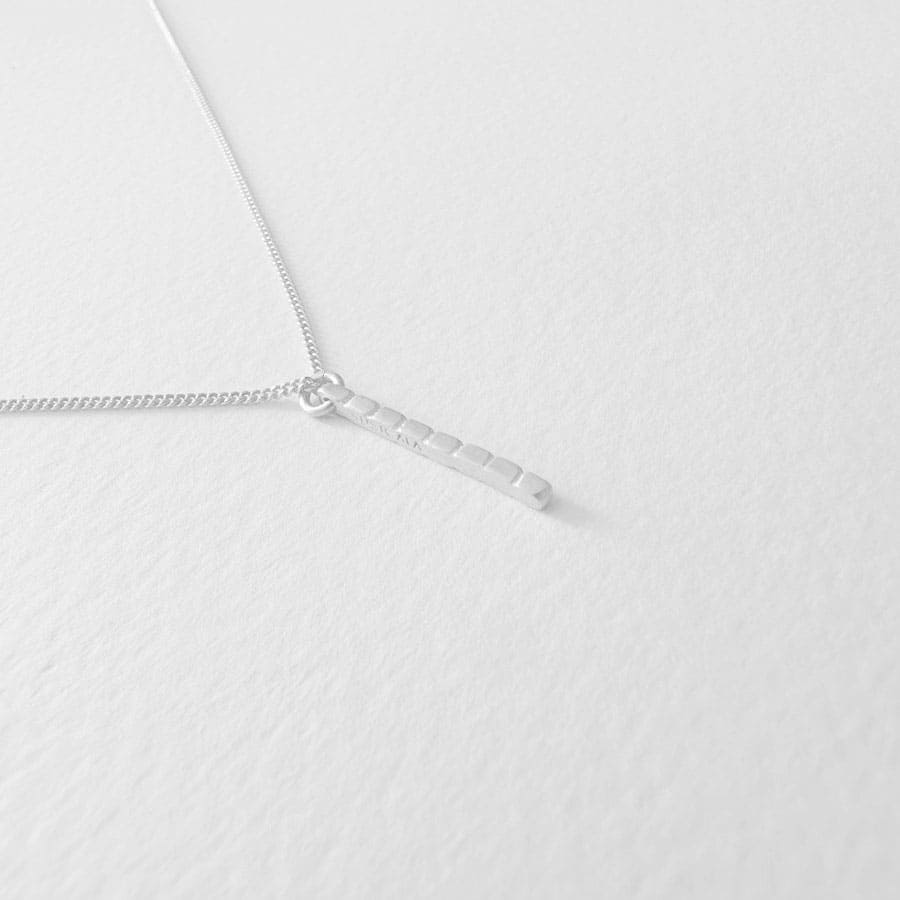 camu stick necklace silver camu stick necklace silver
