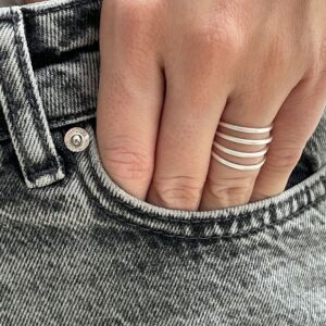 Paris Big Ring Silver