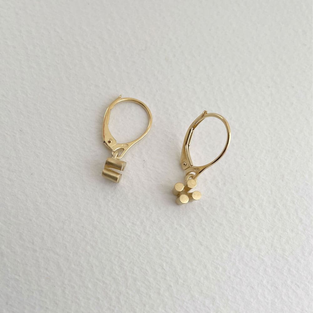 Solitaire Pendant Earrings