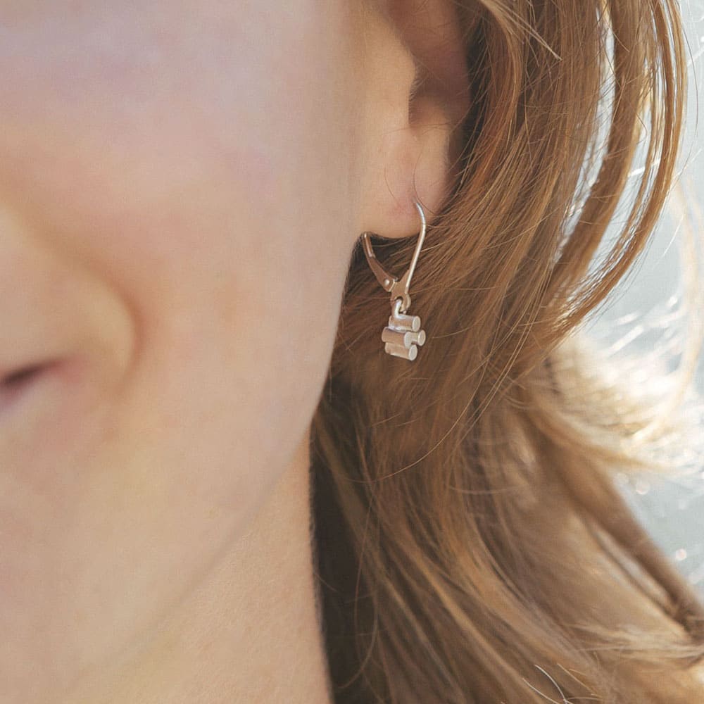 Solitaire Pendant Earrings