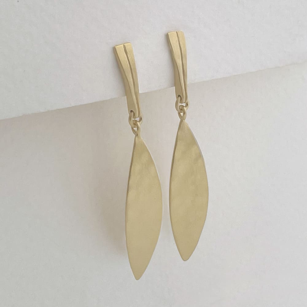 Miss Lemon L Pendant Earrings Gold