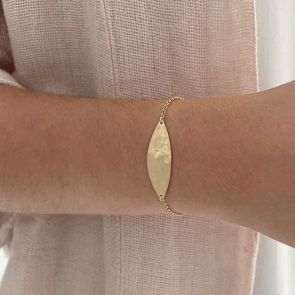 Miss Lemon L bracelet Gold Plated
