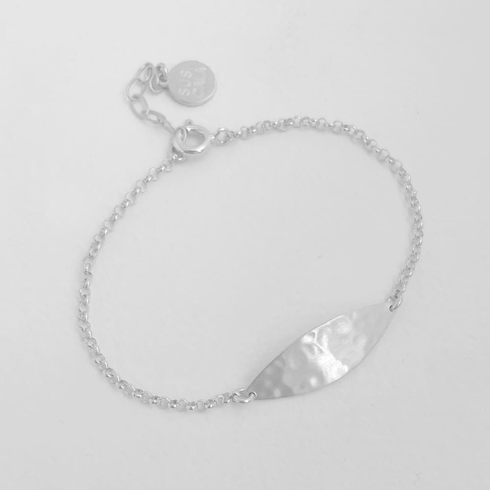 Miss Lemon M bracelet Silver
