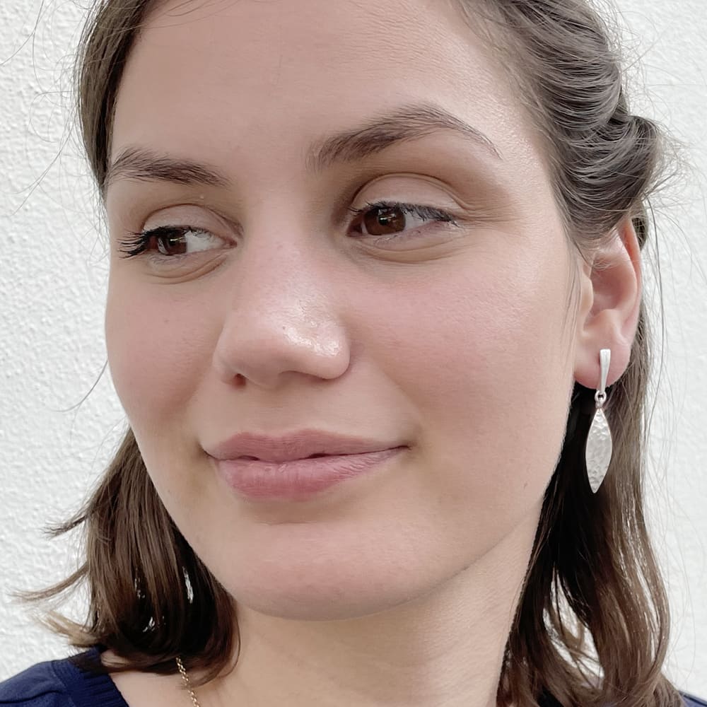 Miss Lemon pendant M earrings silver