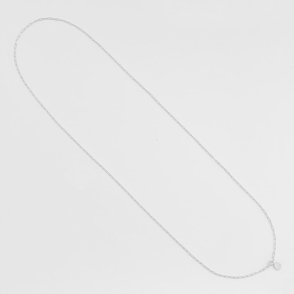 Rock and Soul chain long necklace Silver