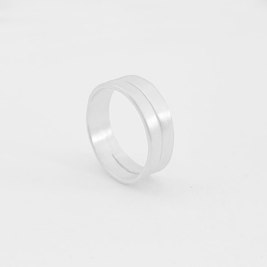 bretagne doble ring silver