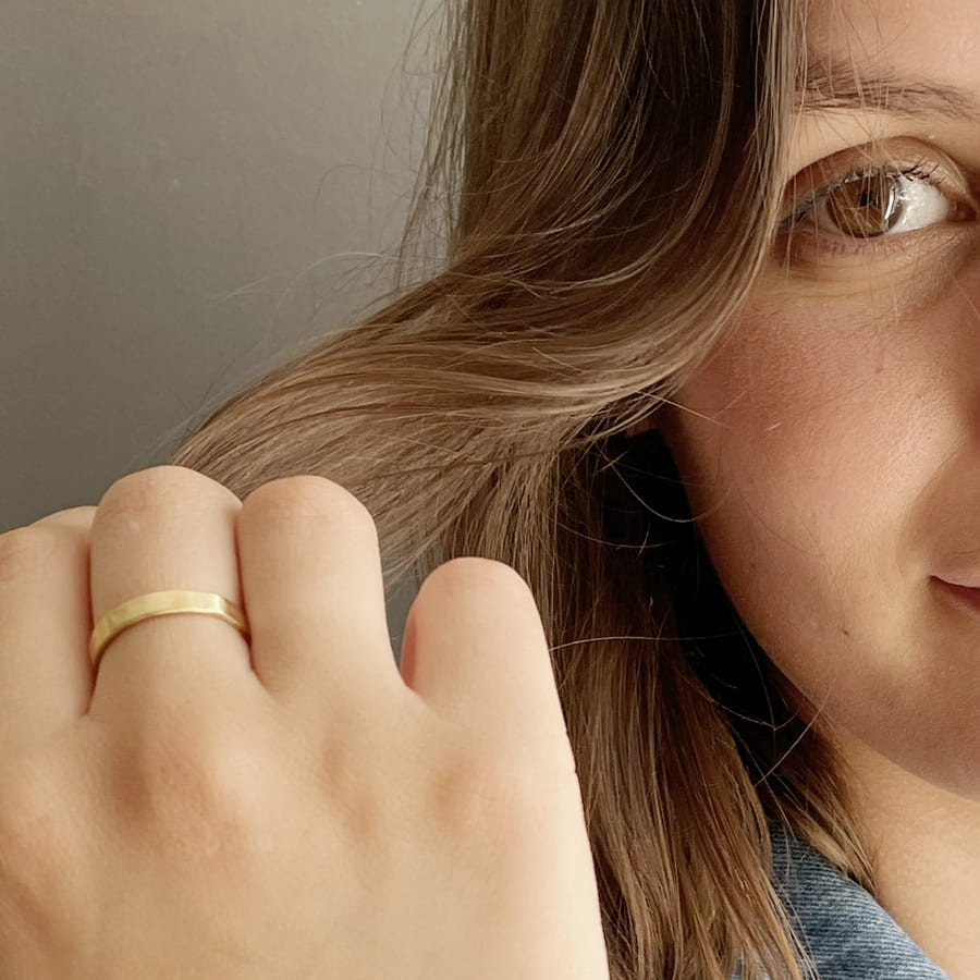 bretagne simple ring gold