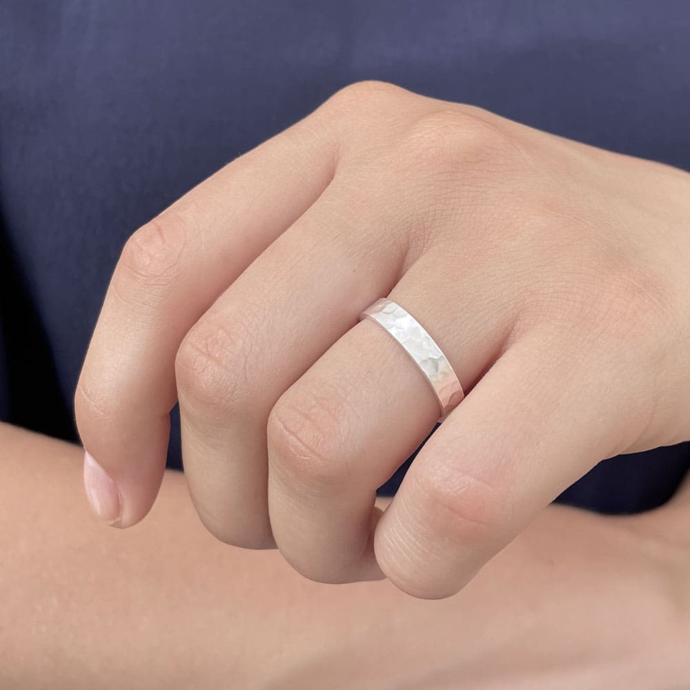 miss lemon thin ring silver